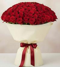 Букет 101 Красная роза Милано в Тахте