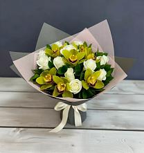 Букет цветов из:  Орхидеи и Розы в Тахте