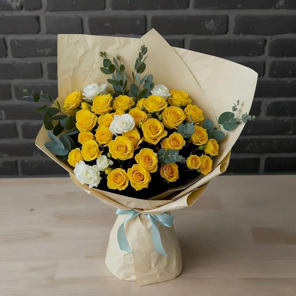 Букет цветов из: Розы в Тахте