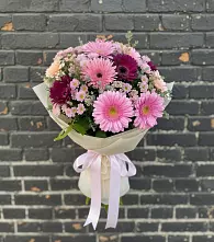 Букет цветов из:  Герберы и Хризантемы в Тахте